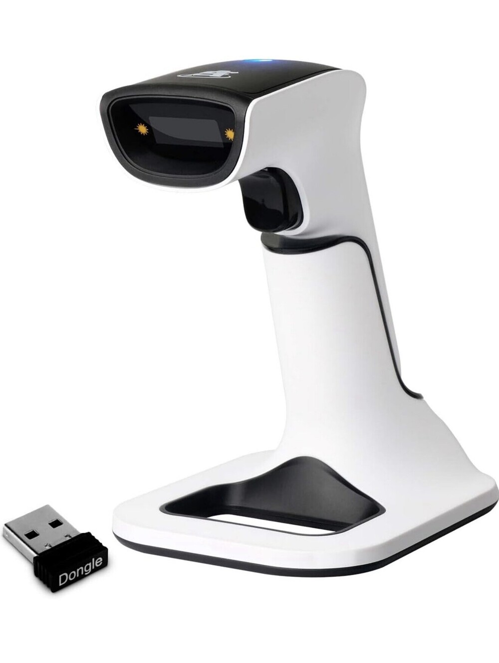 ScanAvenger Wireless Portable 1D&2D with Stand Bluetooth Barcode Scanner: 3-in-1